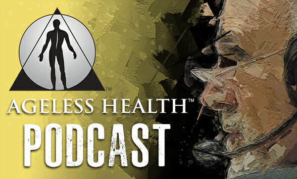 Ageless Health Podcast - Dr. Tom Roselle at microphone