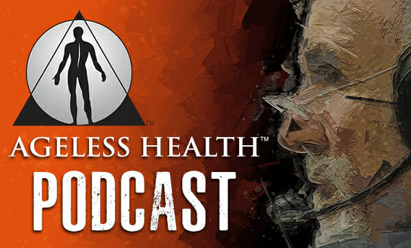 Ageless Health Podcast - Dr. Tom Roselle at microphone