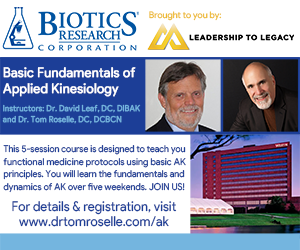 AK Course ad image, Dr. R. Thomas Roselle, DC